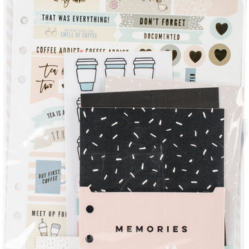 Prima Marketing My Prima Planner Goodie Pack Embellishments - Coffee & Tea Lovers