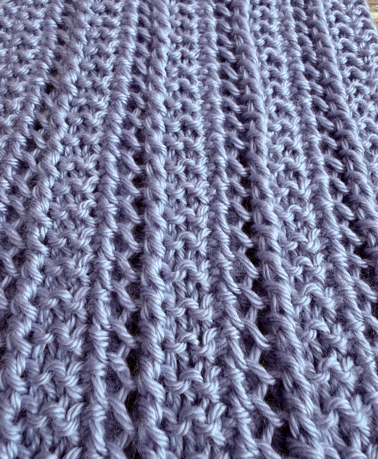 Travel in Time Eyelet Scarf
