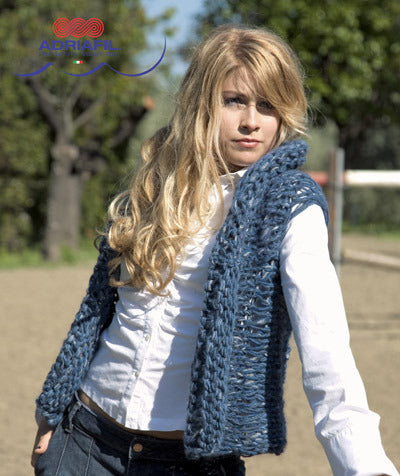Acquario Waistcoat in Adriafil Profezia - Downloadable PDF
