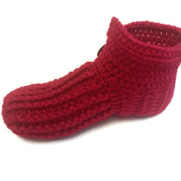Textured Crochet  Booties