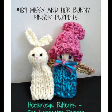 1189 - MISSY AND BUNNY finger puppets