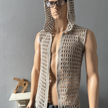 Hooded Mesh Shirt