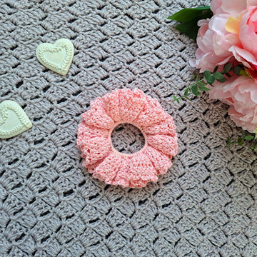Crochet Delicate Hair Scrunchie Pattern