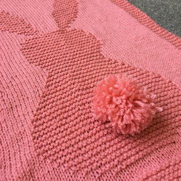 Baby Bunny Knit Blanket