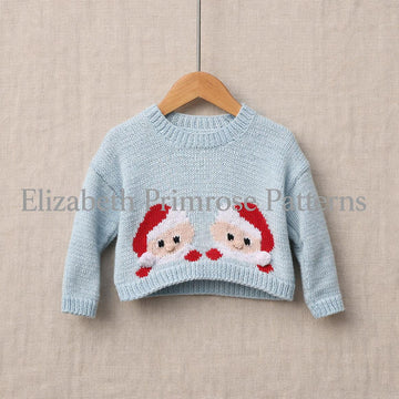 Double Peekaboo Santa Jumper P40