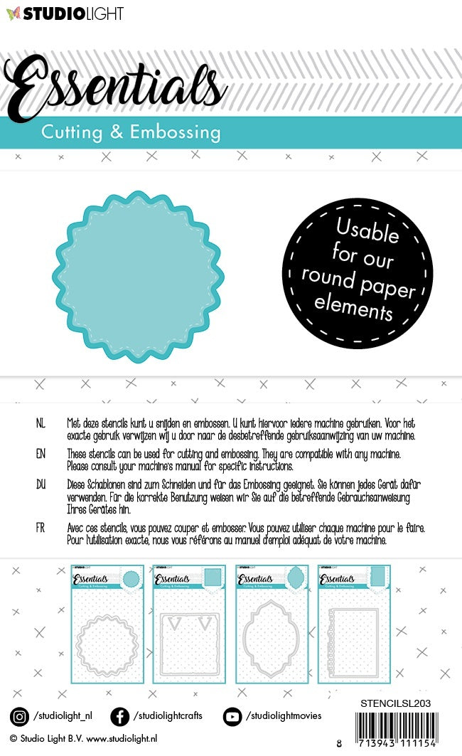 Studio Light Essentials Cutting & Embossing Die - 602956