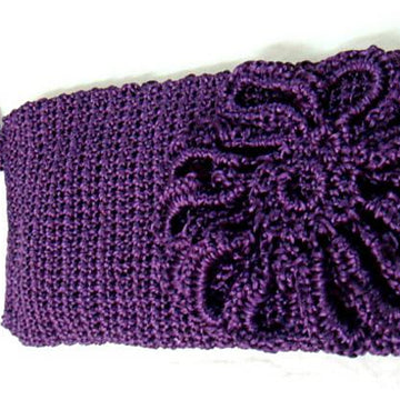 Large Crochet Bracelet Clutch