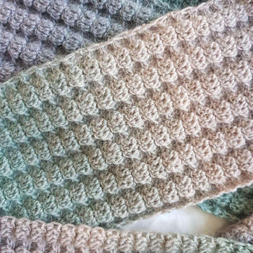 Crochet Pattern for Unisex Scarf With Nice Texture. German and English Version..