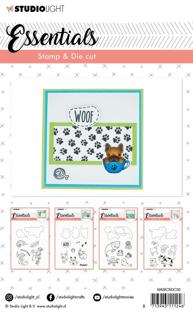 Studio Light Essentials Stamp & Die Set - 602967