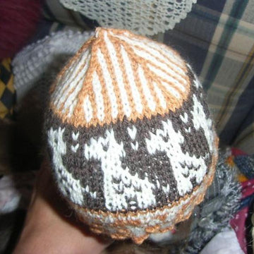Giraffe kids beanie