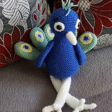 Crochet Pattern for the Peacock Phil!
