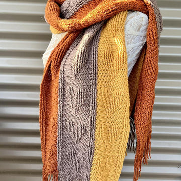 Triple Bypass Heart Scarf