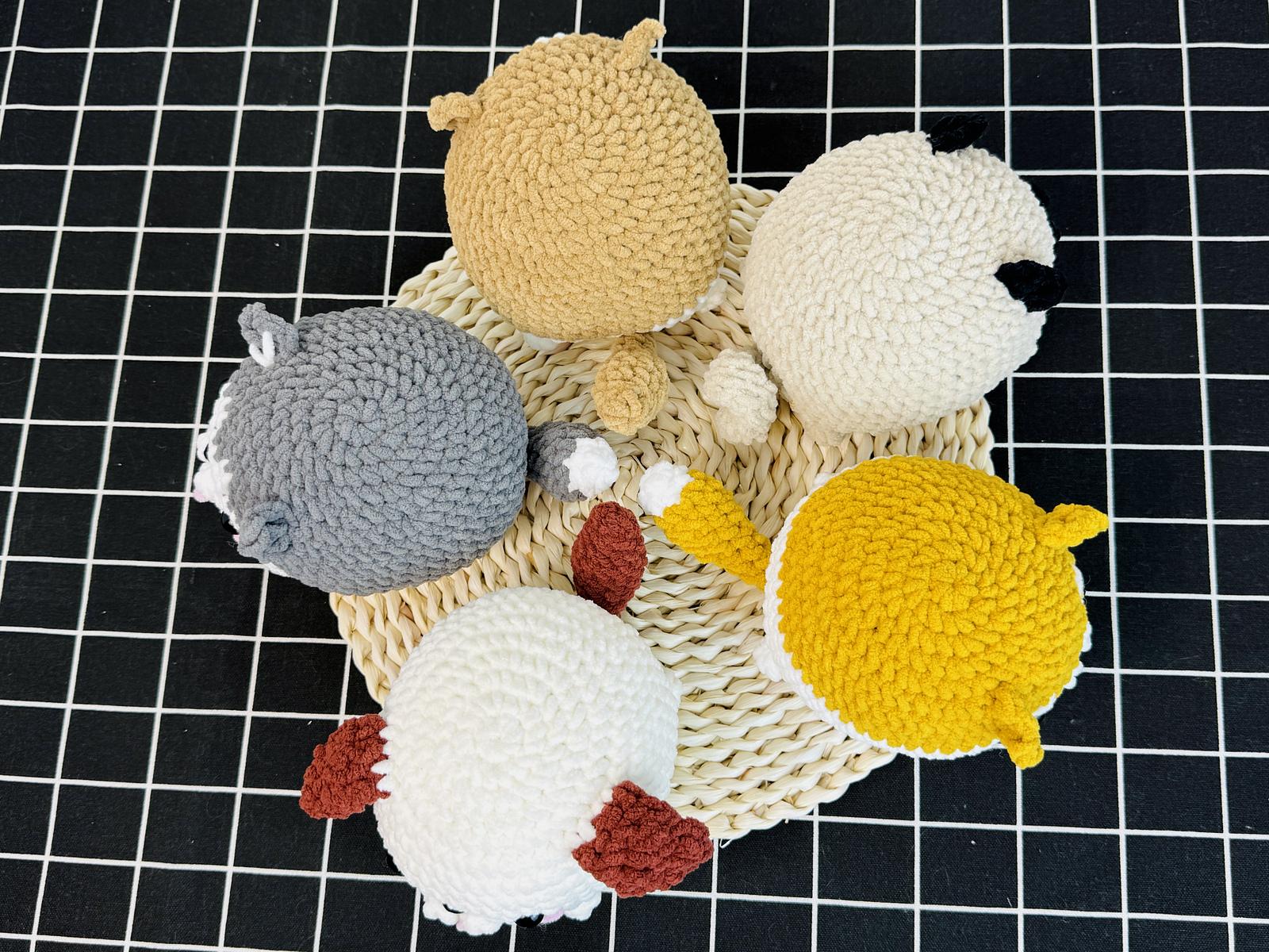 Dog Crochet Pattern Bundle 5 in 1
