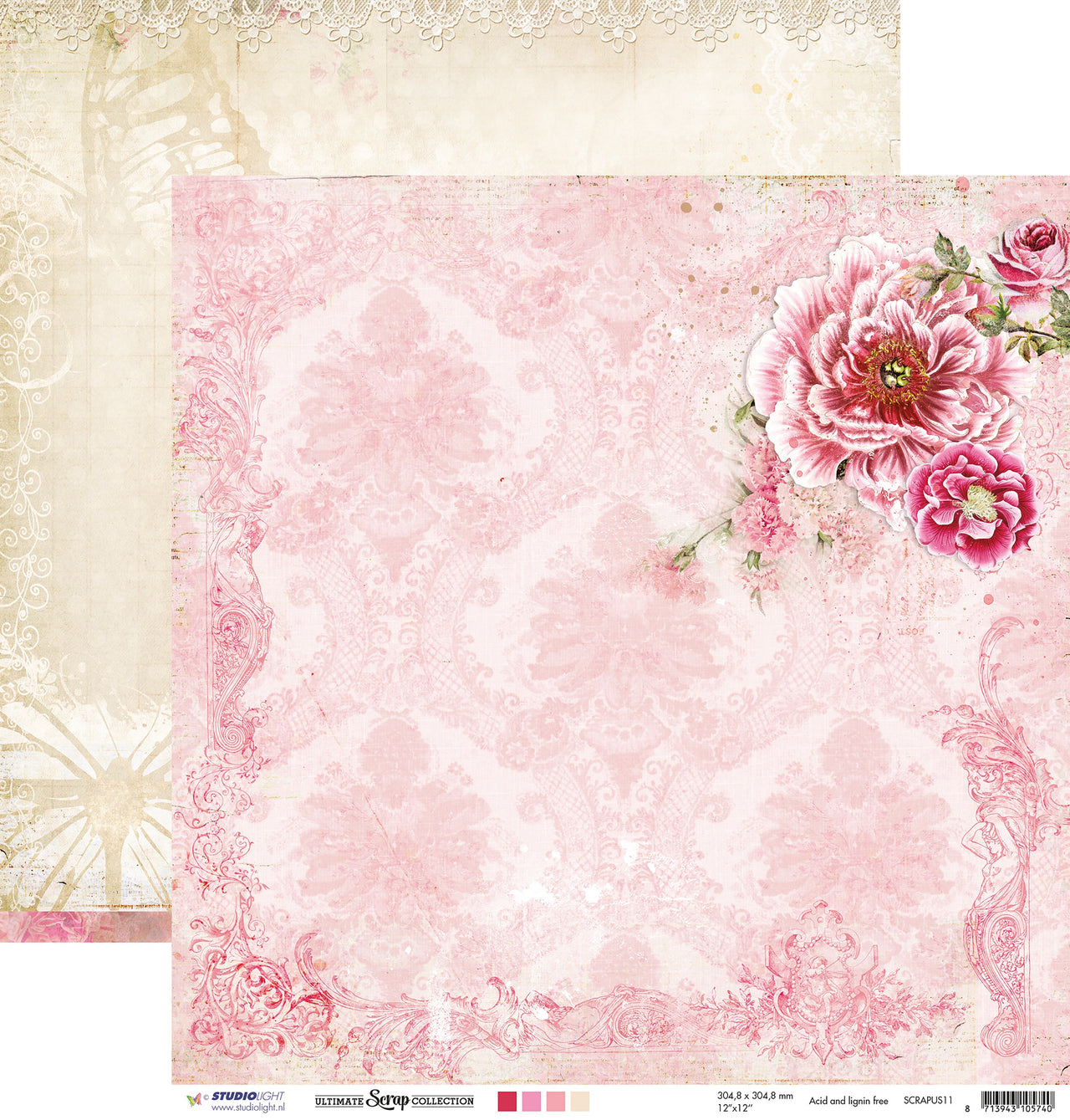 Studio Light Ultimate Scrap Collection Double-Sided Cardstock 12"X12" 10/Pkg - NR. 11