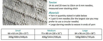Diamante baby blanket