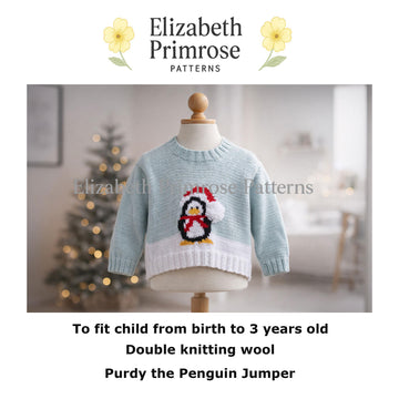 Purdy the Penguin Childrens Jumper P29