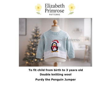 Purdy the Penguin Childrens Jumper P29