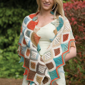 Pinking Sheared Lace Stole