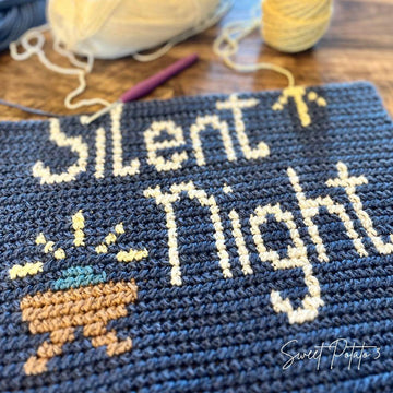 Silent Night Pillow Cover
