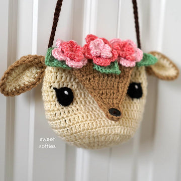 Floral Deer Bag