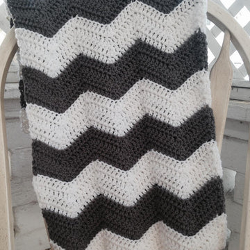 Ripples and Ridges Baby Blanket