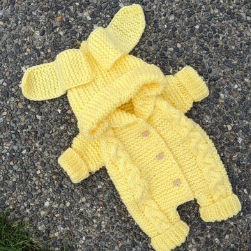 Doll Cable Knit Romper