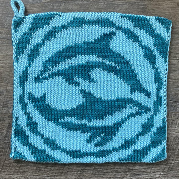 Sea Dolphin Potholder