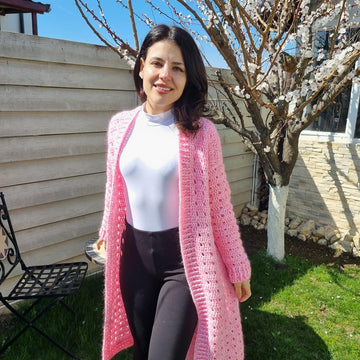 Crochet cardigan for spring