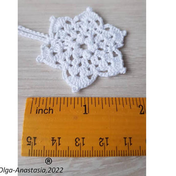 Crochet snowflake 13