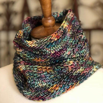 Crochet Cowl - Tesserae Mosaic Cowl