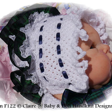 Leaf and Bud Matinee Set 16-22” doll (preemie-3m+ baby)