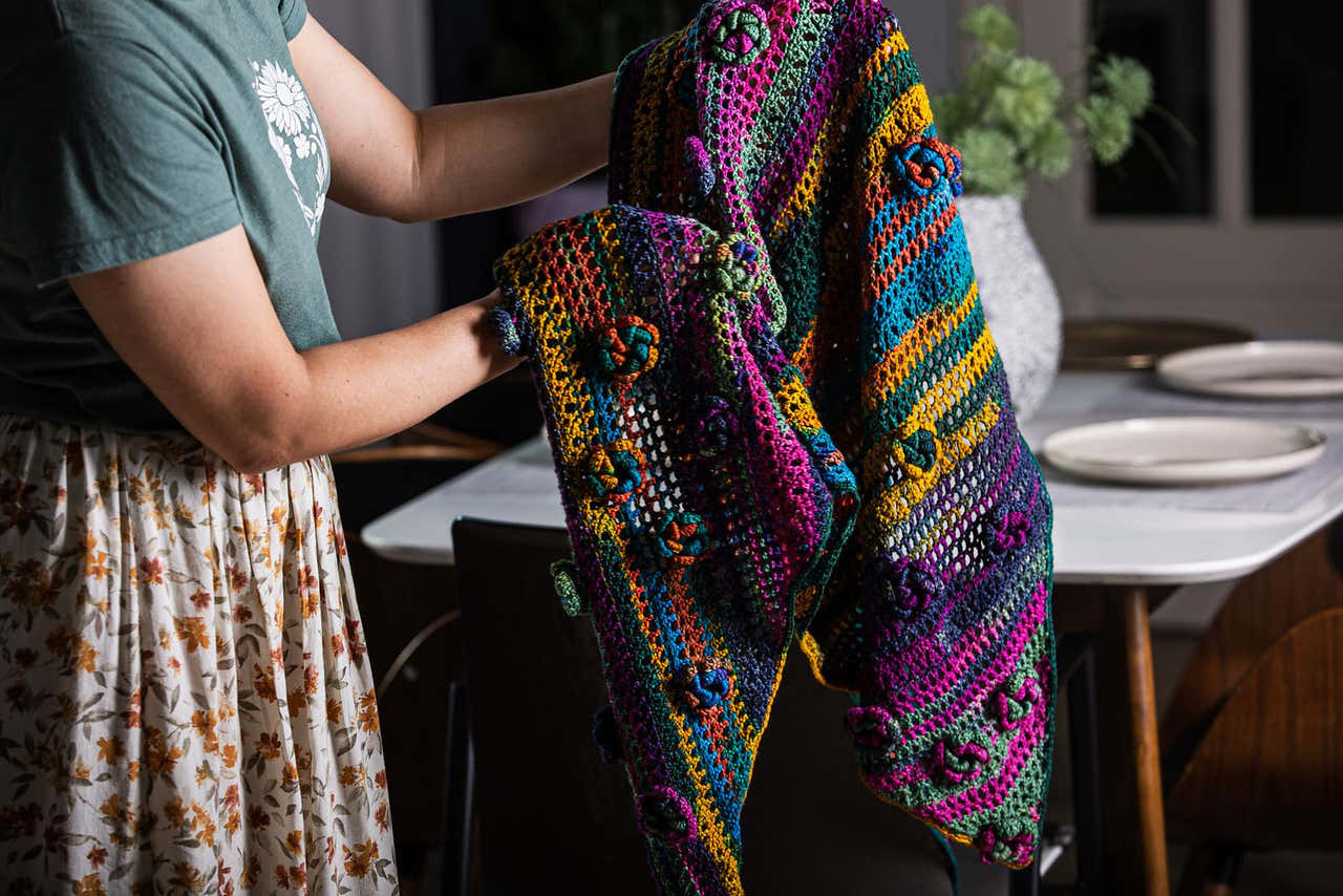 Yarn Garden shawl
