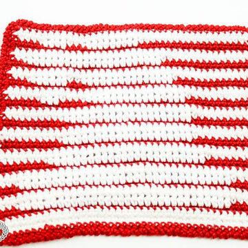 Illusion Santa Hat Washcloth