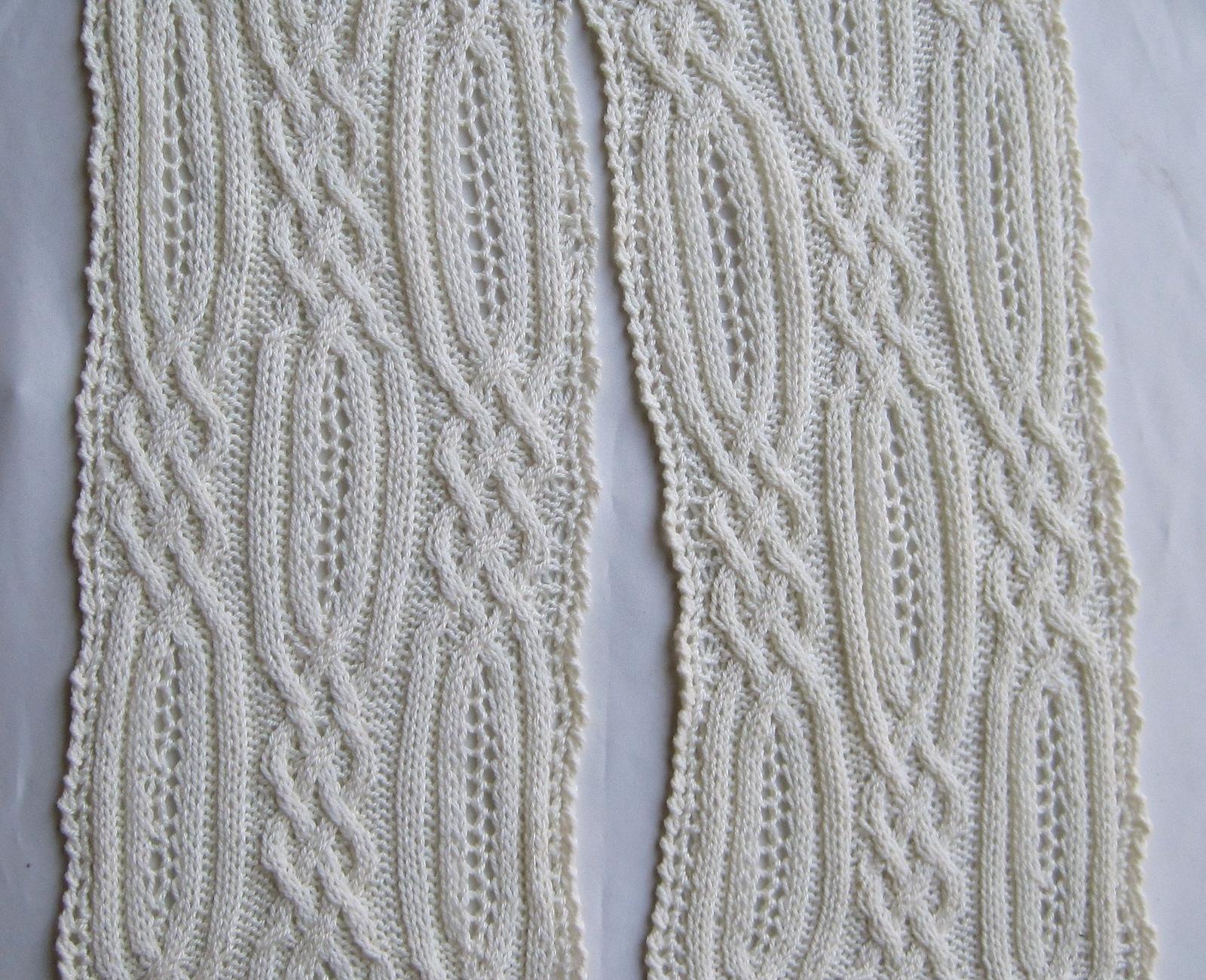 Blantrey Cable Lace Scarf