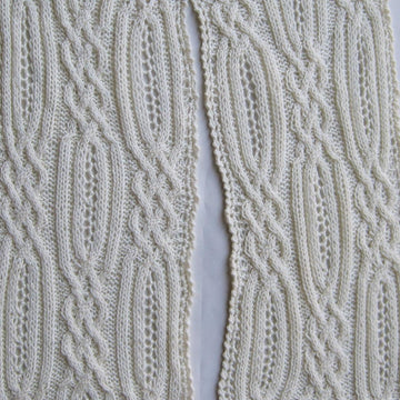 Blantrey Cable Lace Scarf