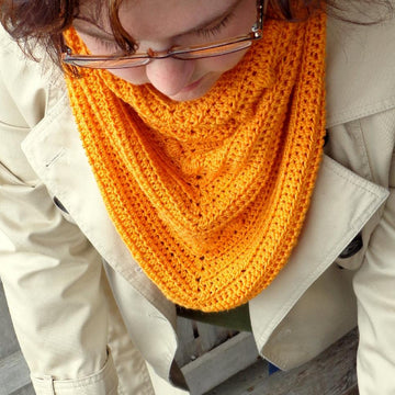 Pumpkin Spice Shawlette