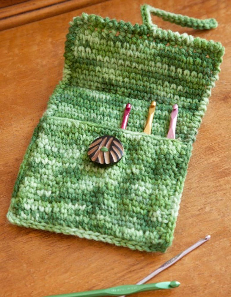 The Case for Crochet Hooks in Red Heart Super Saver Economy Prints - LW2567