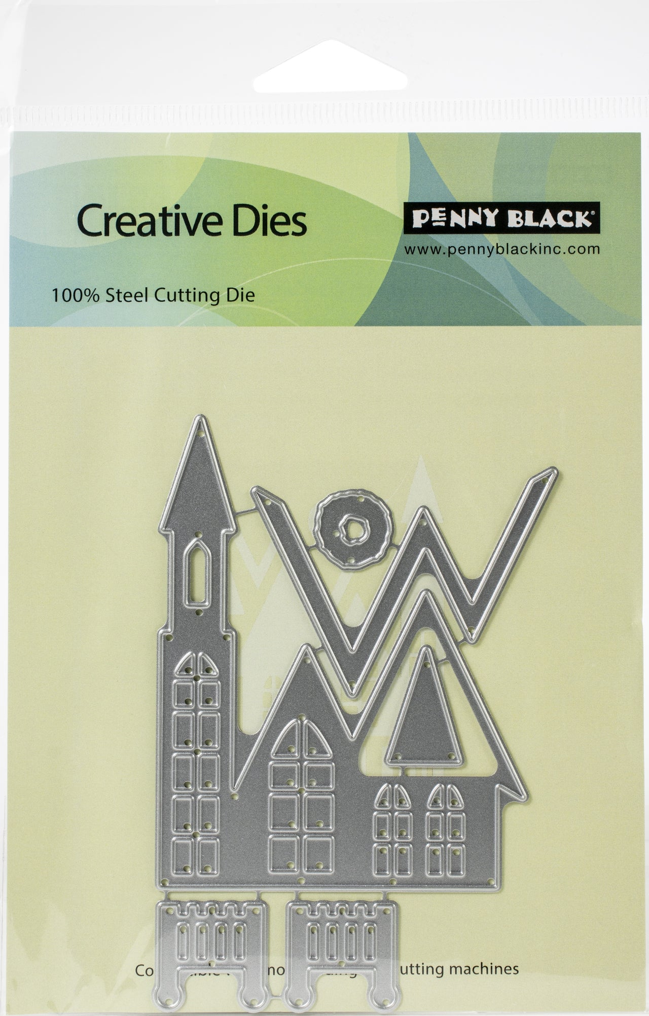Penny Black Creative Dies - Winter Church 3.1"X4.5"