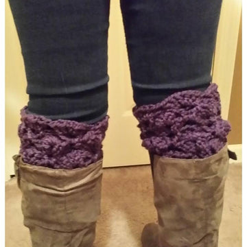 Crochet Sea Shells Boot Cuff Pattern An Easy Designer Legwarmer