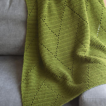 Magnolia Herringbone Blanket