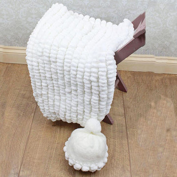 Knitting Pattern baby pompom cocoon  #203