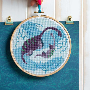 Hawthorn Handmade Plesiosauri Cross Stitch Kit