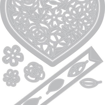 Sizzix Thinlits Dies By Katelyn Lizardi - Heart Tag