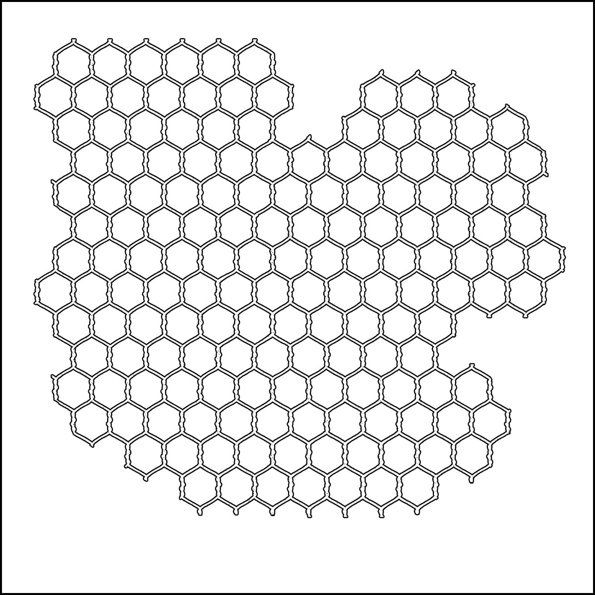 The Crafter's Workshop Crafter's Workshop Template 6"X6" - Mini Chicken Wire