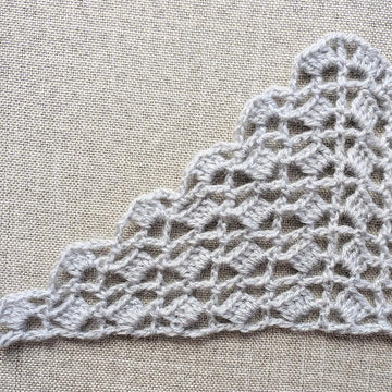 Crochet Bandana/Shawl Pattern/Chart #24