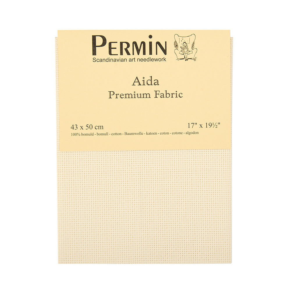Permin Aida 14 Count Precut 43 x 50 cm