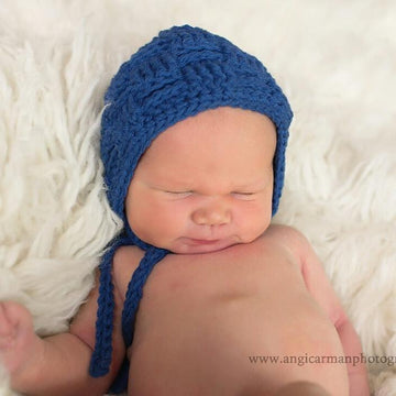 Basket Weave Baby Bonnet