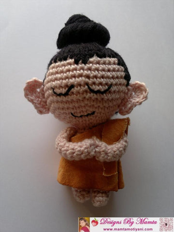Crochet Baby Buddha Pattern Unique Amigurumi Doll