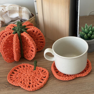 Pumpkin Coaster Set