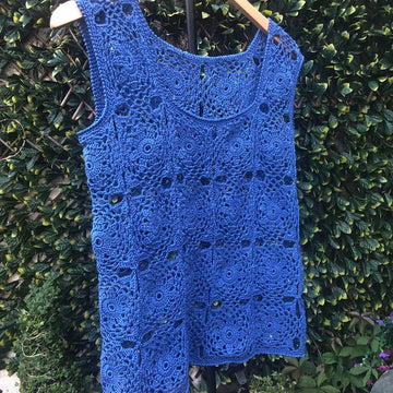 Azure Mosaic Top